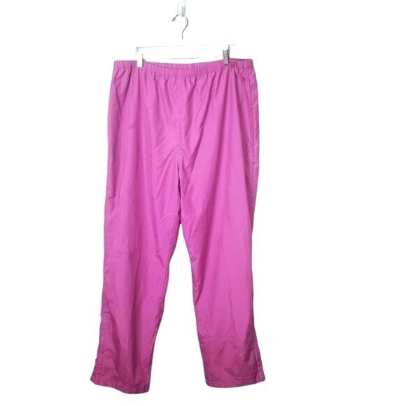 CABELA'S Women Pant 2XLarge Pink Windbreaker Waterproof Breathable Barbie‎ Gorp - Picture 1 of 10